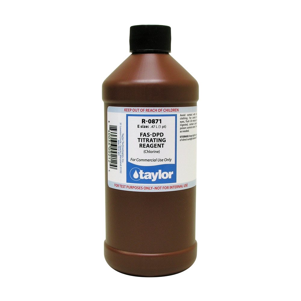 Taylor Reagent 16 oz., R-0871-E (FAS-DPD Chlorine)