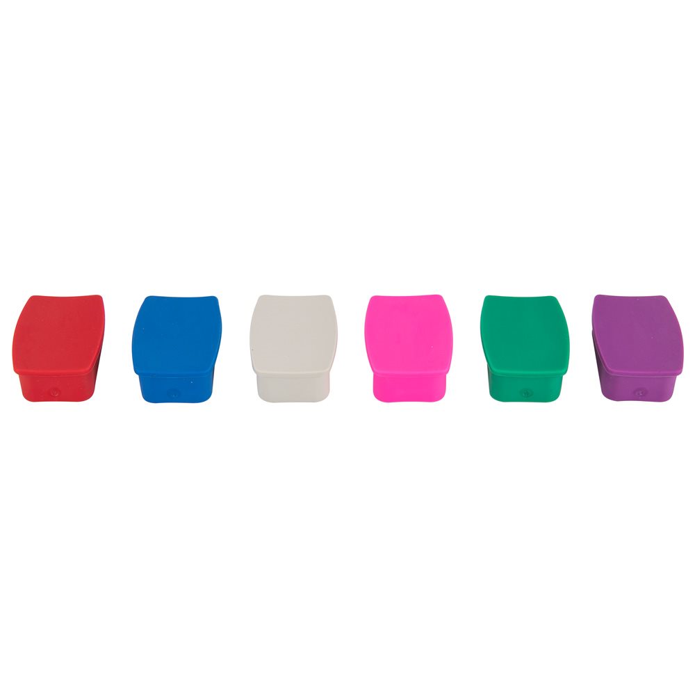 ColorQ 2X Test Tube Caps, Pack of 6