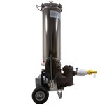 Electric Commercial Filter Vacuum, .98 THP, 155 Sq Ft Filter Area