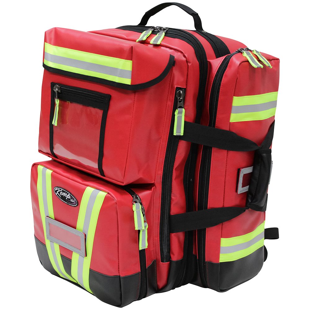 Kemp USA Premium Ultimate EMS Backpack, Red