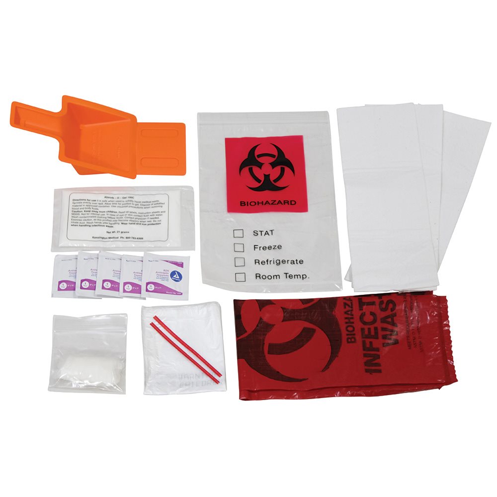 Blood-Borne Pathogen Kit in Plastic Bag