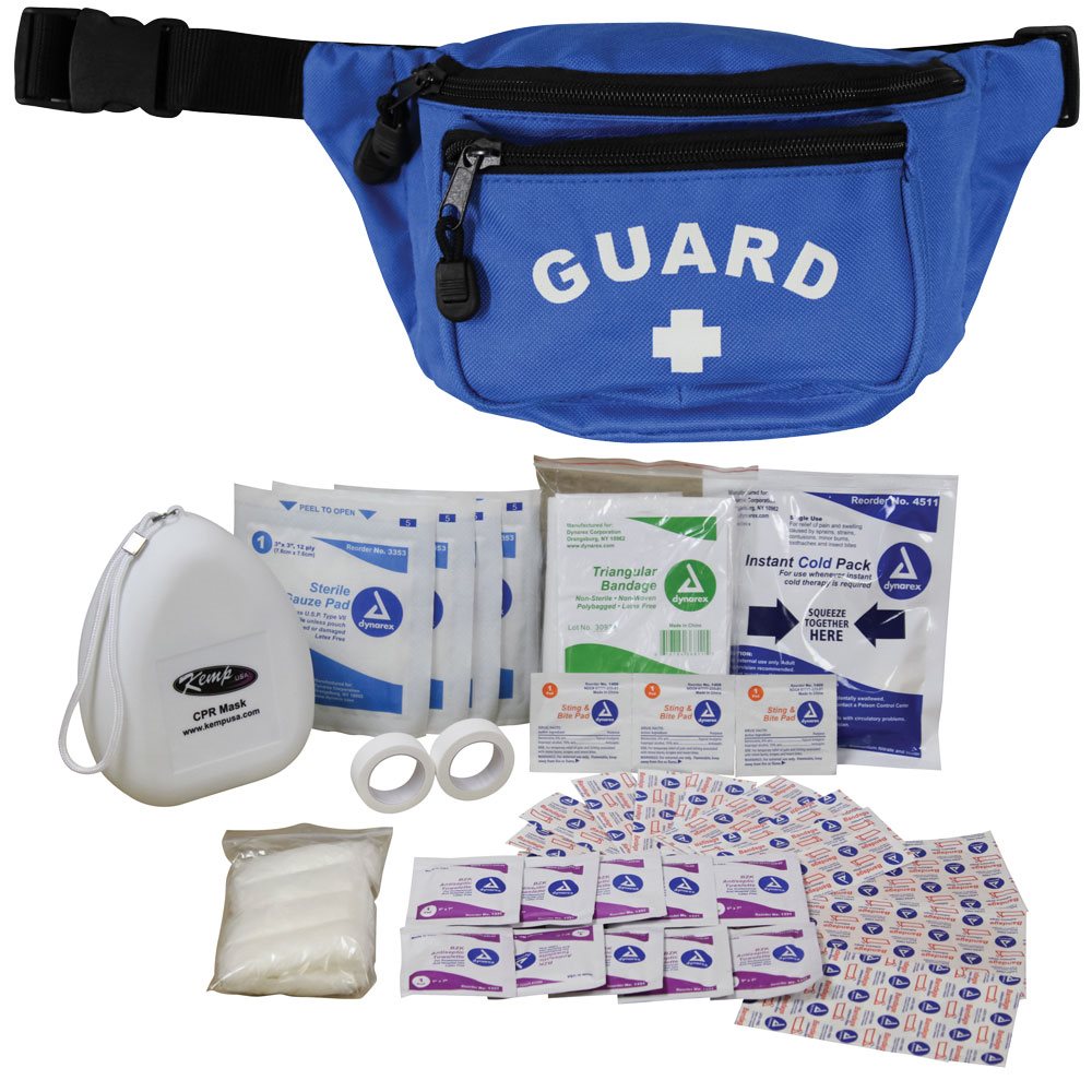 Stuffed Life Guard Pack, First Aid Assortment, Royal Blue