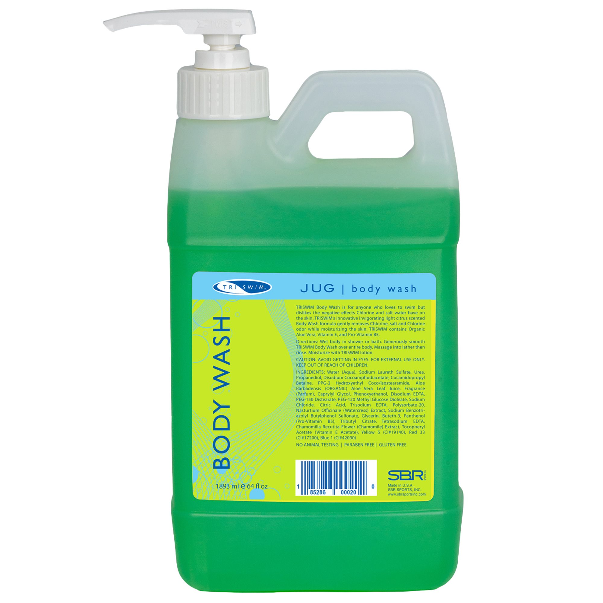 TRISWIM Body Wash, 64 oz. with Pump