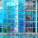 Kersplash Climbing Wall, Crystal Clear, 12 Ft Tall, 12 Ft Wide