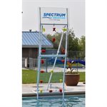 Spectrum Kersplash Challenger Climbing Wall Section, Crystal Clear, 3-Panel, 12 Ft Tall