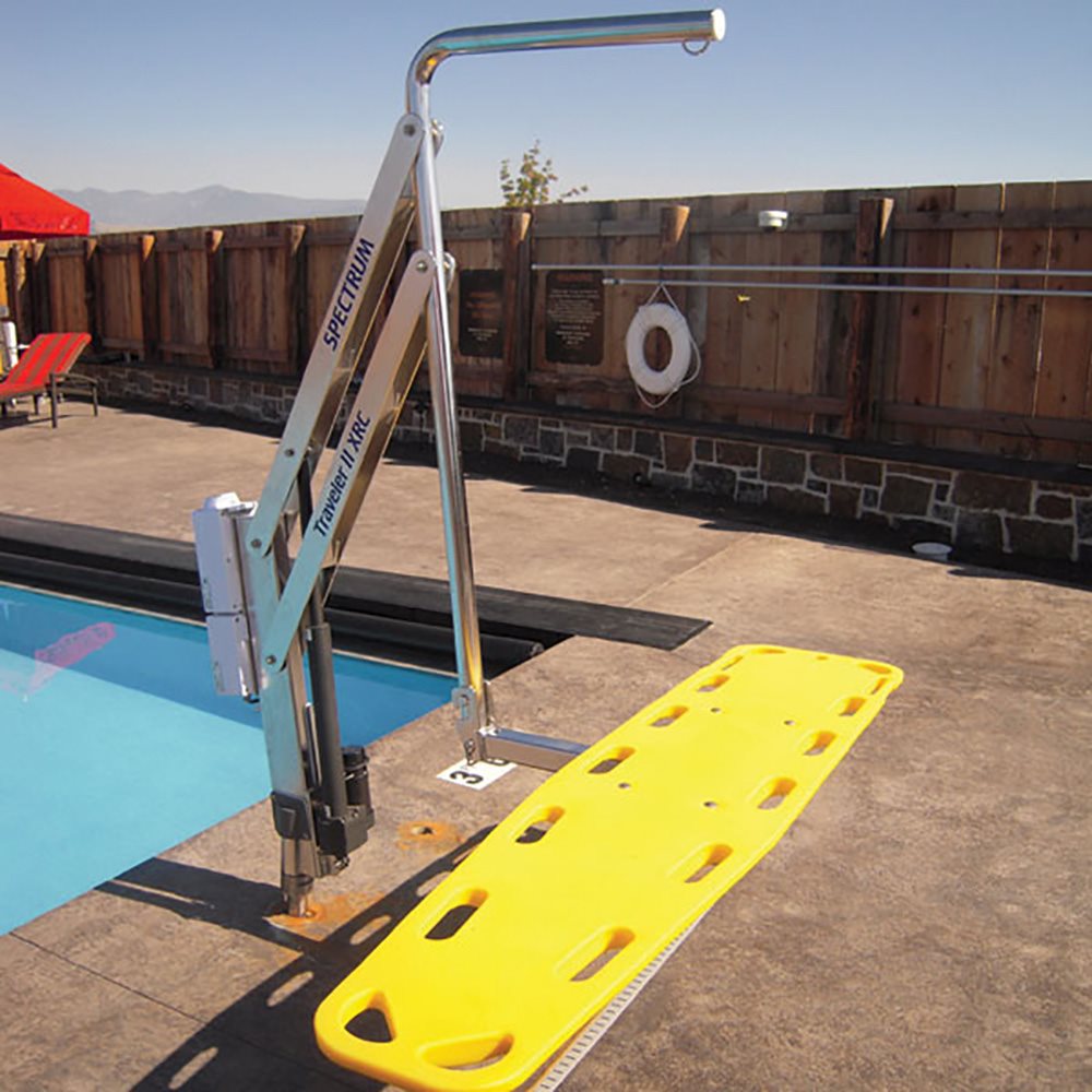 Spineboard Attachment for Swim-Lift Traveler II