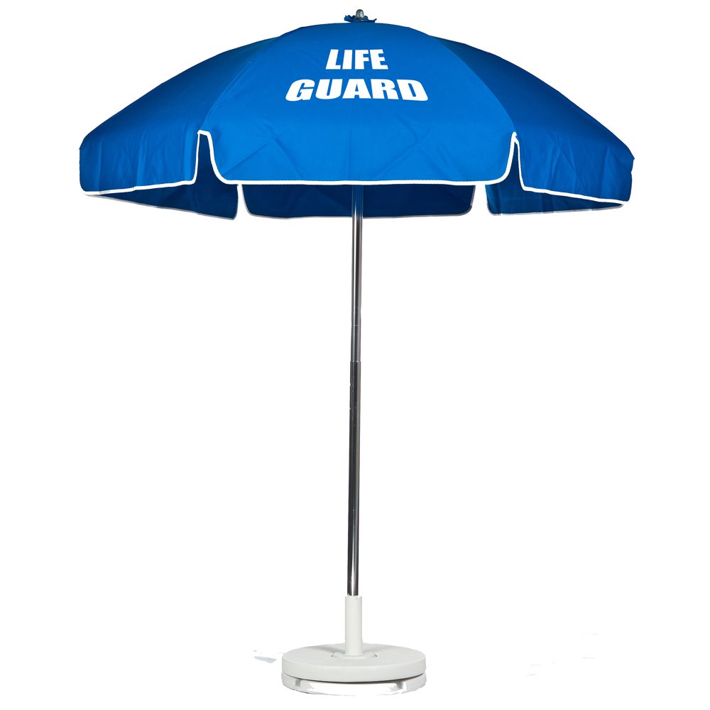 Lifeguard Umbrella, 6.5' Acrylic, Blue