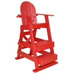 Tailwind LG510r Standard Lifeguard Chair - Two Front Steps, Red