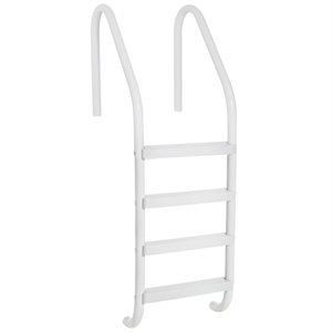 Premium Plus Series Ladder 4-Step, 24" Width, White