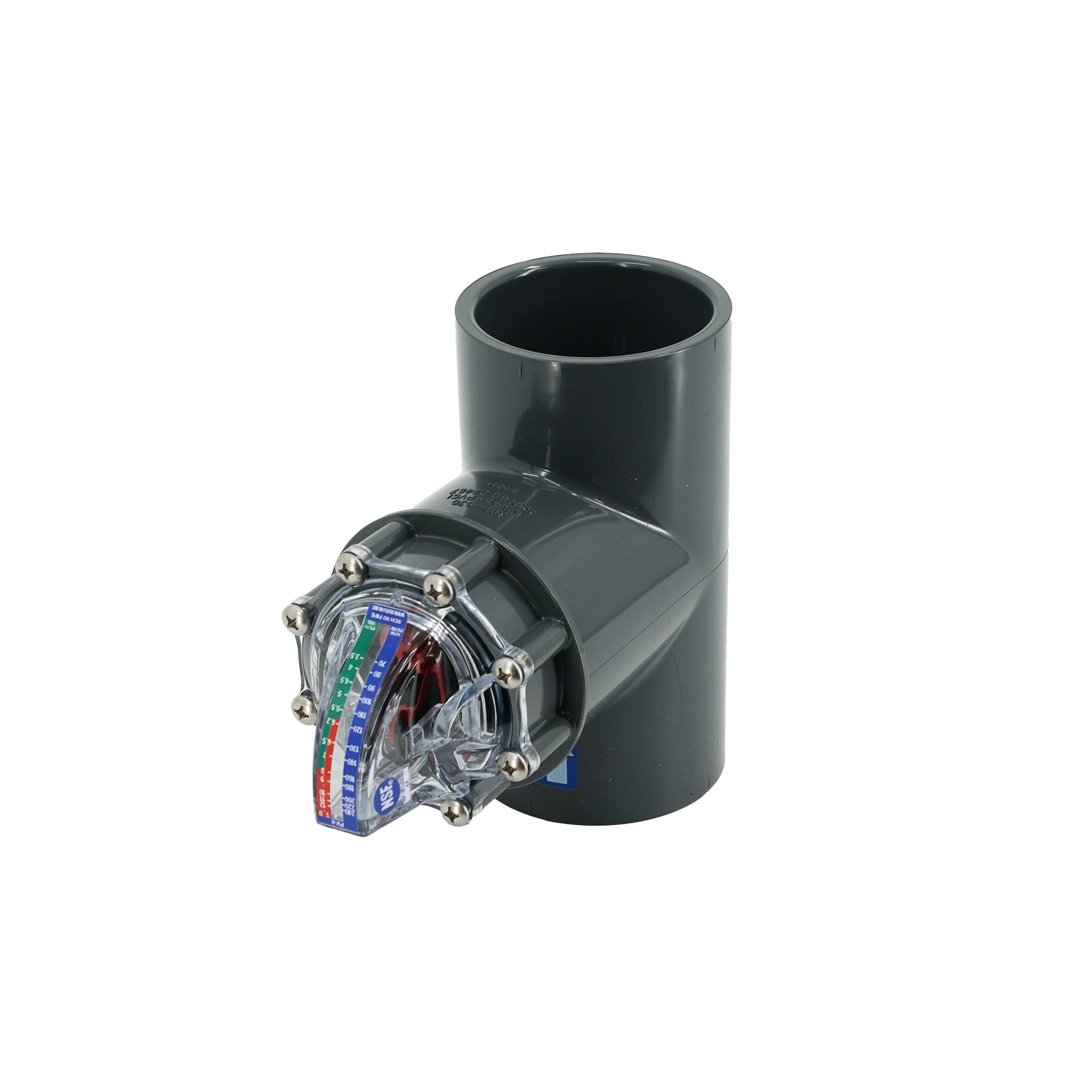 FlowVis Flow Meter 3" with Tee