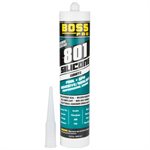 BOSS 801 Pool & Spa Silicone Adhesive, 10.3 oz. Cartridge, White