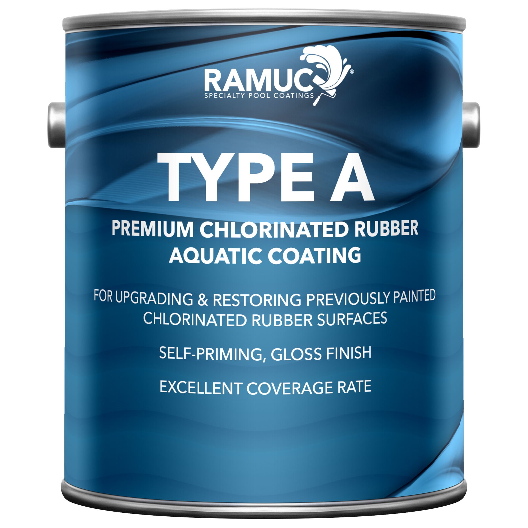 Ramuc Type A Chlorinated Rubber Coating, Dawn Blue, GALLON