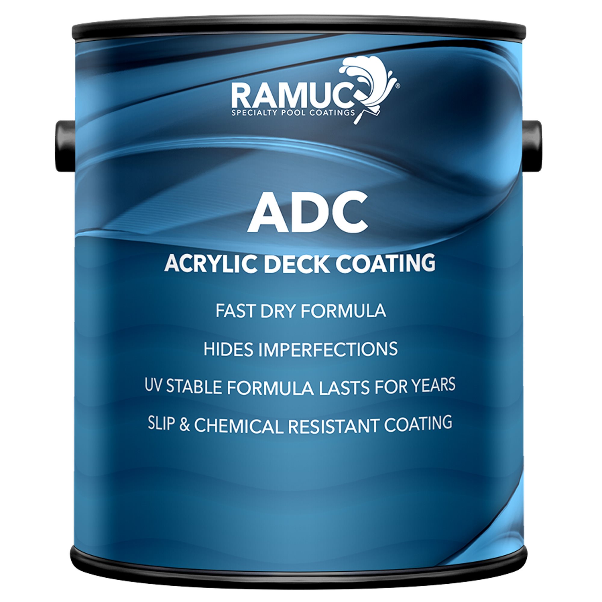 Ramuc Acrylic Deck Coating, Whisper White, GALLON