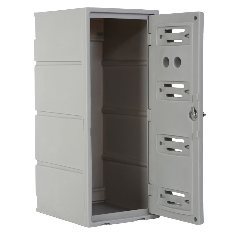 Remcon XL Plastic Locker, 15 in x 36 in Flat Top