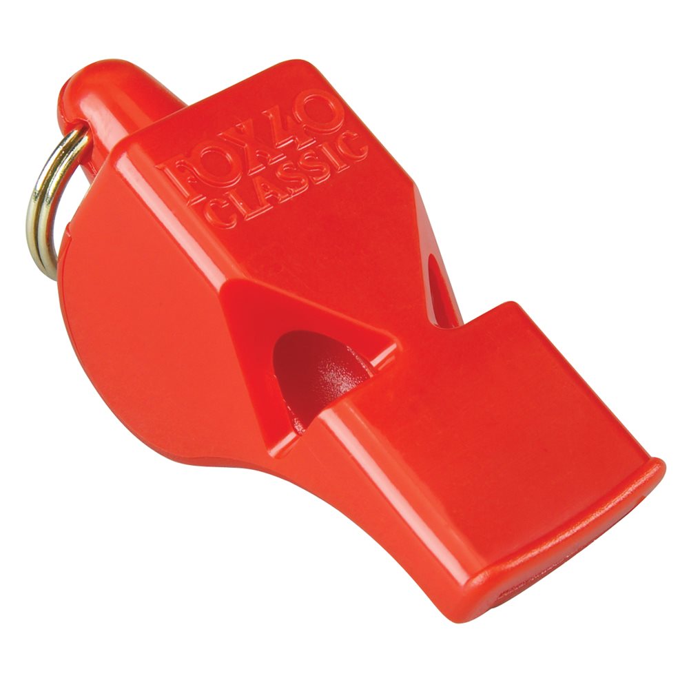 Fox 40 Classic Whistle (Lanyard Sold Separately), Red