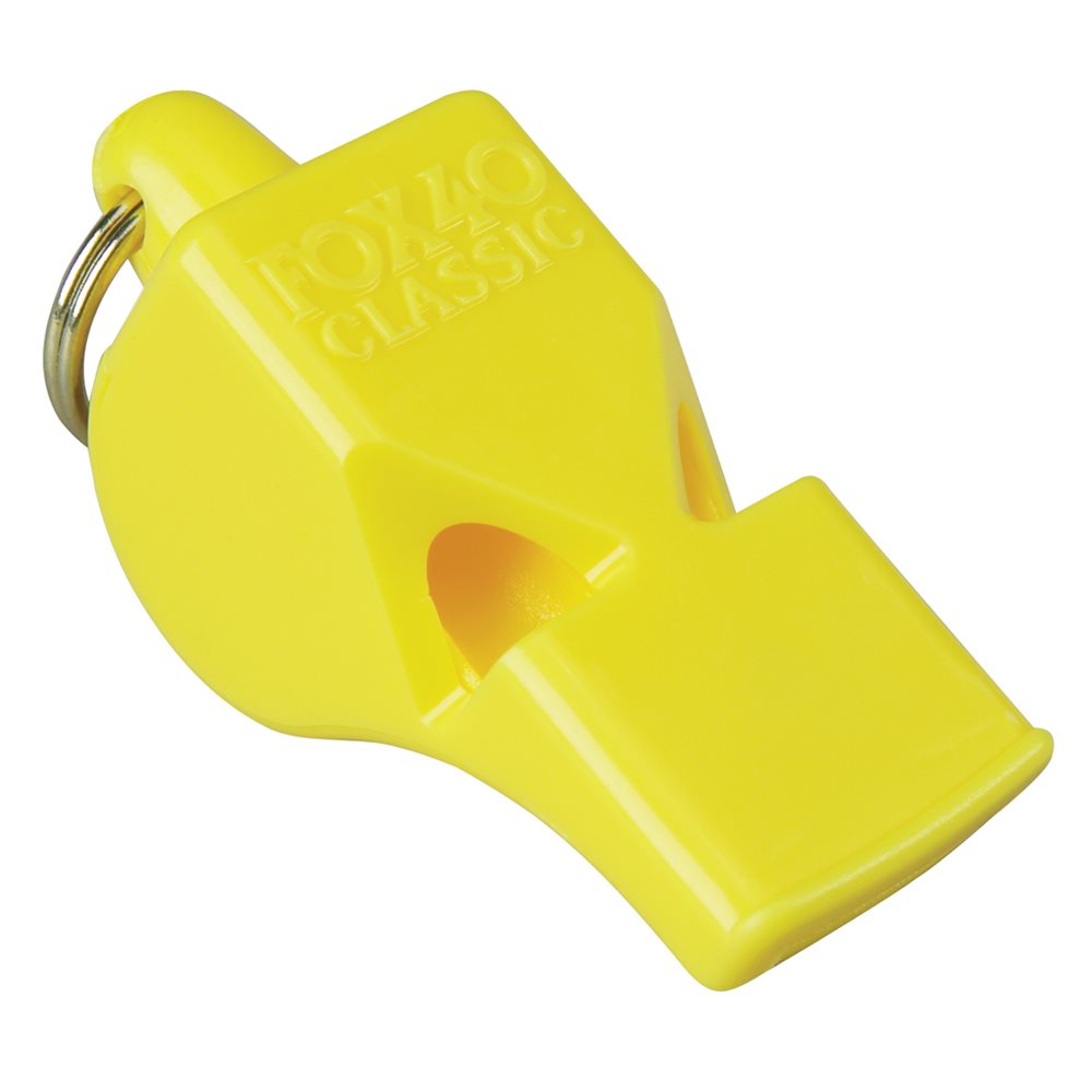 Fox 40 Classic Whistle (Lanyard Sold Separately), Yellow