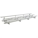 Standard Tip N' Roll Bleachers, 21 ft., 3 Rows (Seats 42)