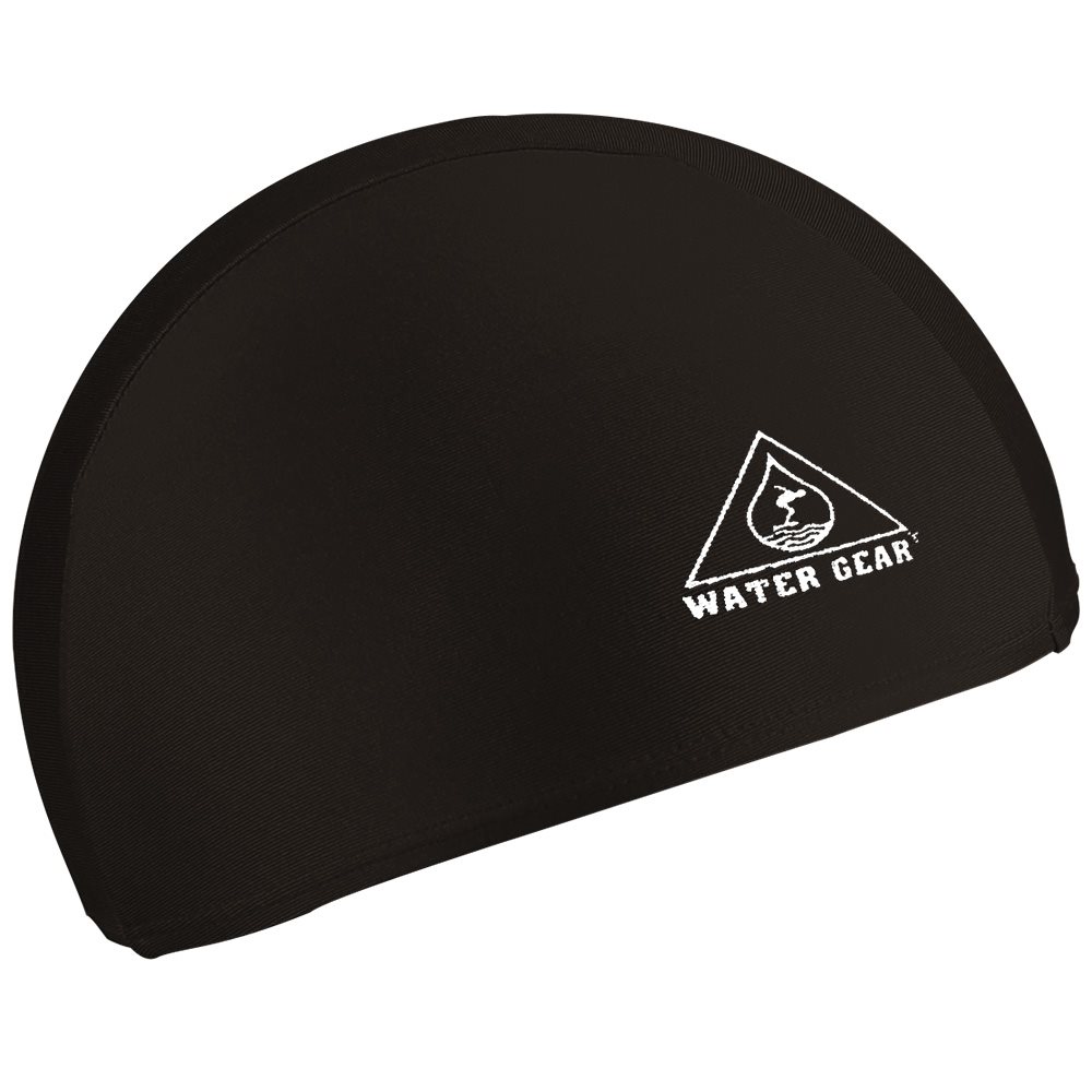 Water Gear Lycra Swim Cap, Black