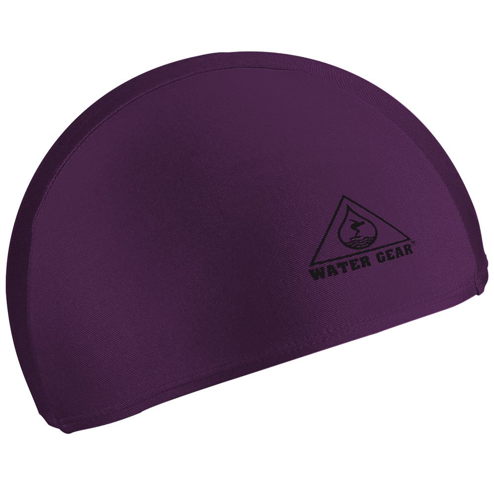 Water Gear Lycra Swim Cap, Purple