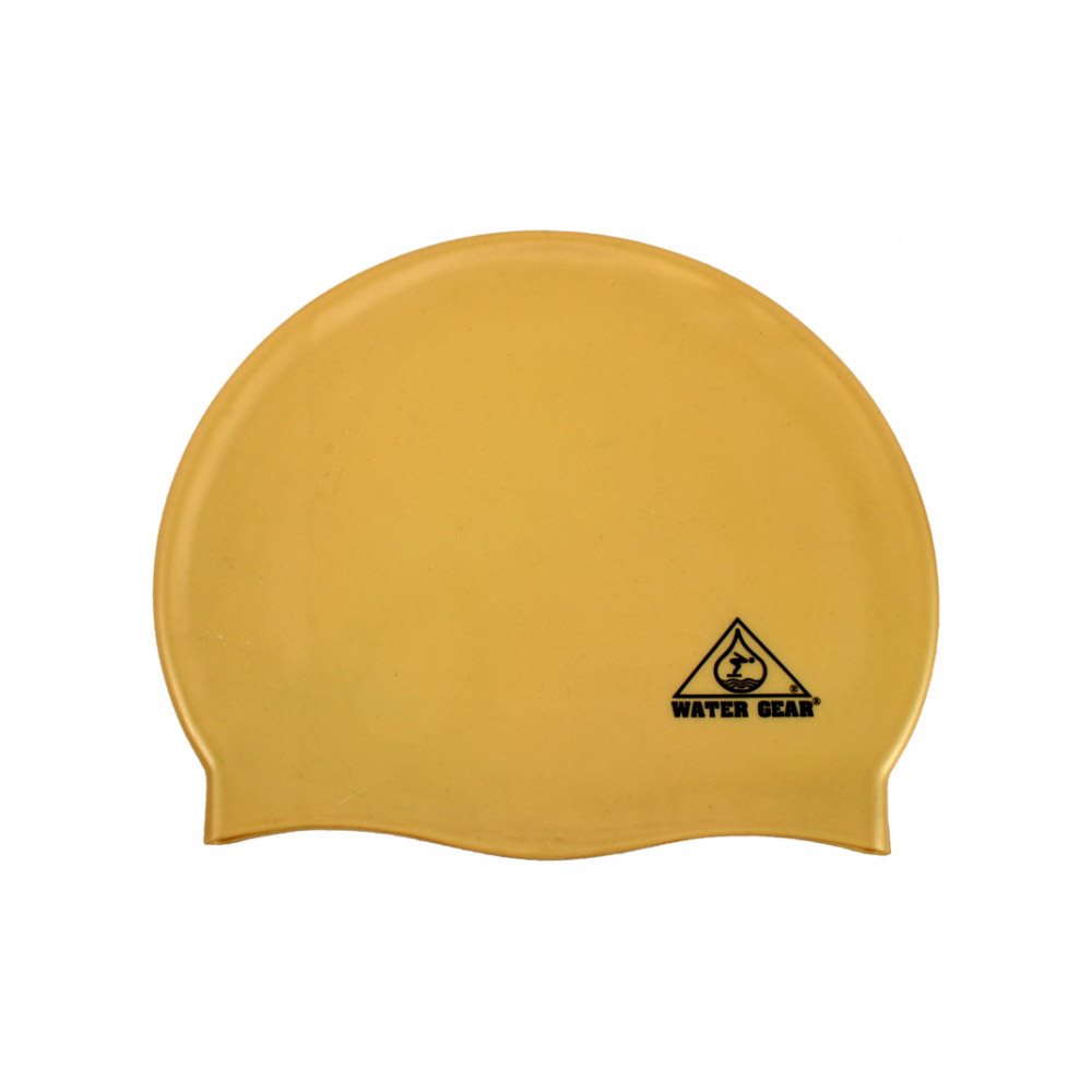 Water Gear Silicone Swim Cap, Gold