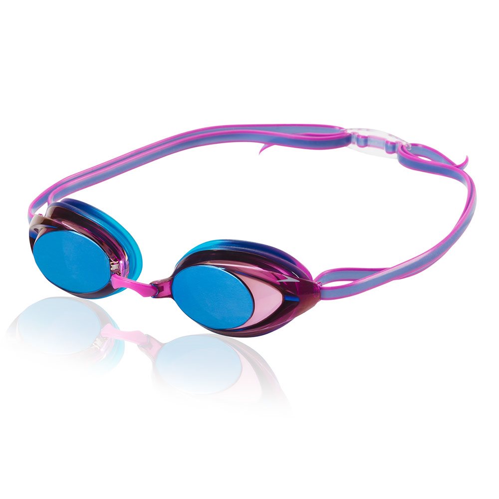 Speedo Women's Vanquisher 2.0 Mirrored Goggles, Purple Dream