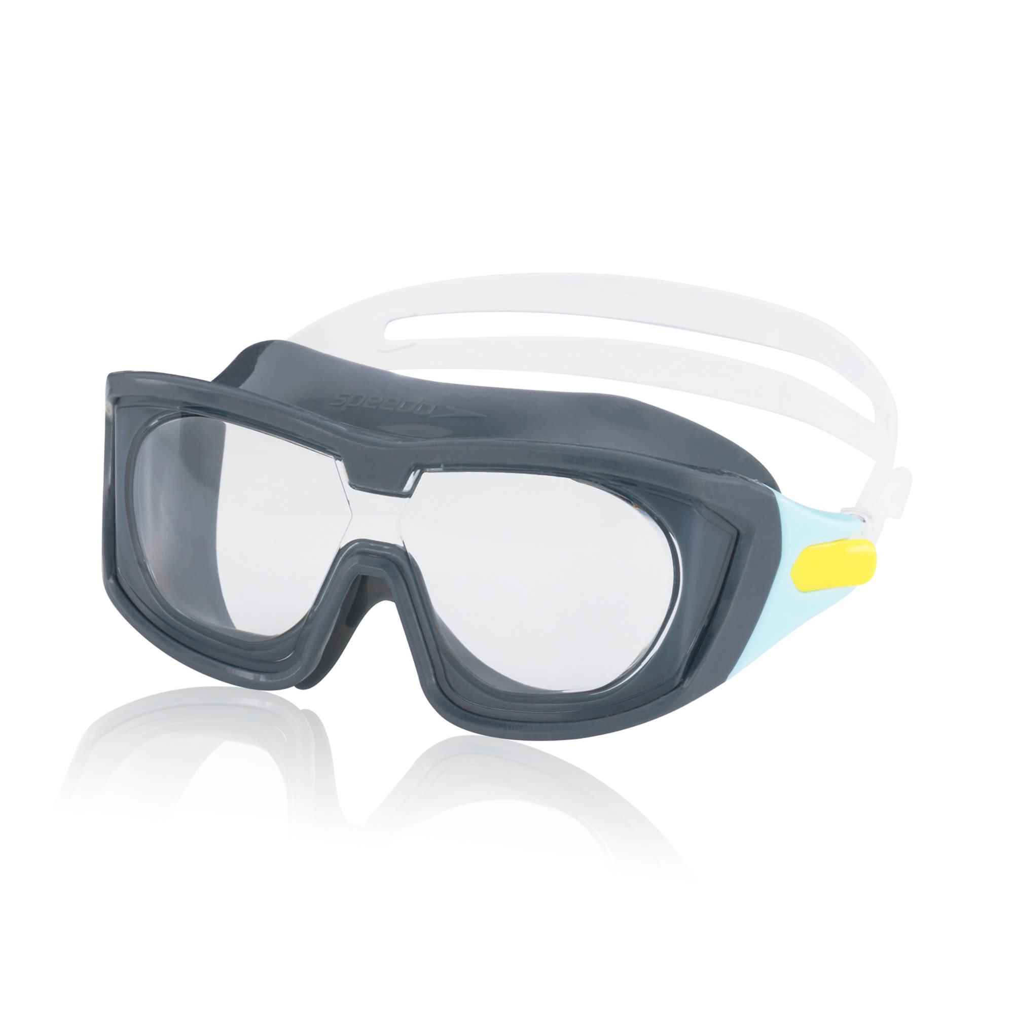 Speedo Proview Junior Mask, Steel Gray / Clear