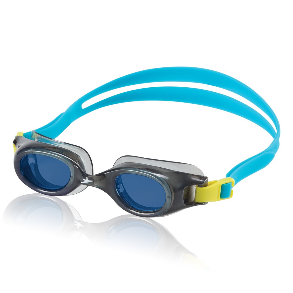 Speedo Jr. Hydrospex Classic Goggle, Gray / Blue