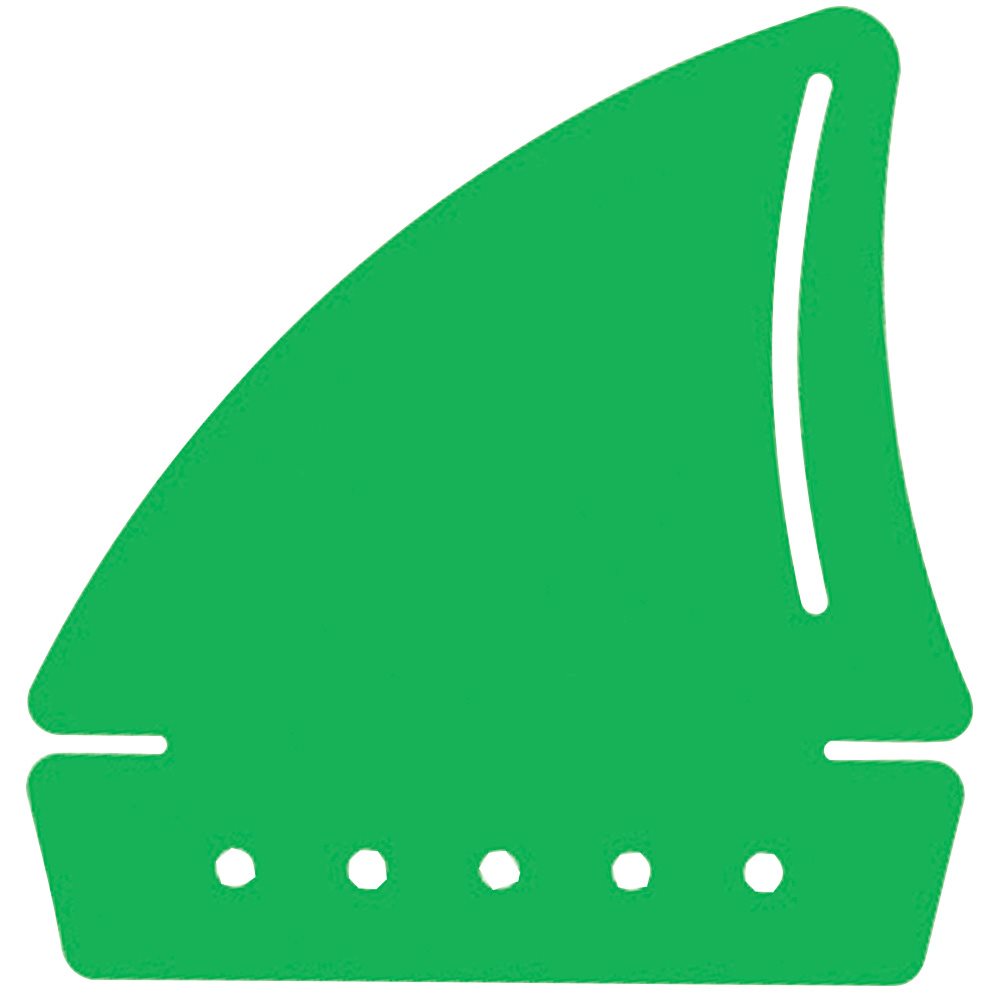 Foam Play Raft, Sailboat, Green