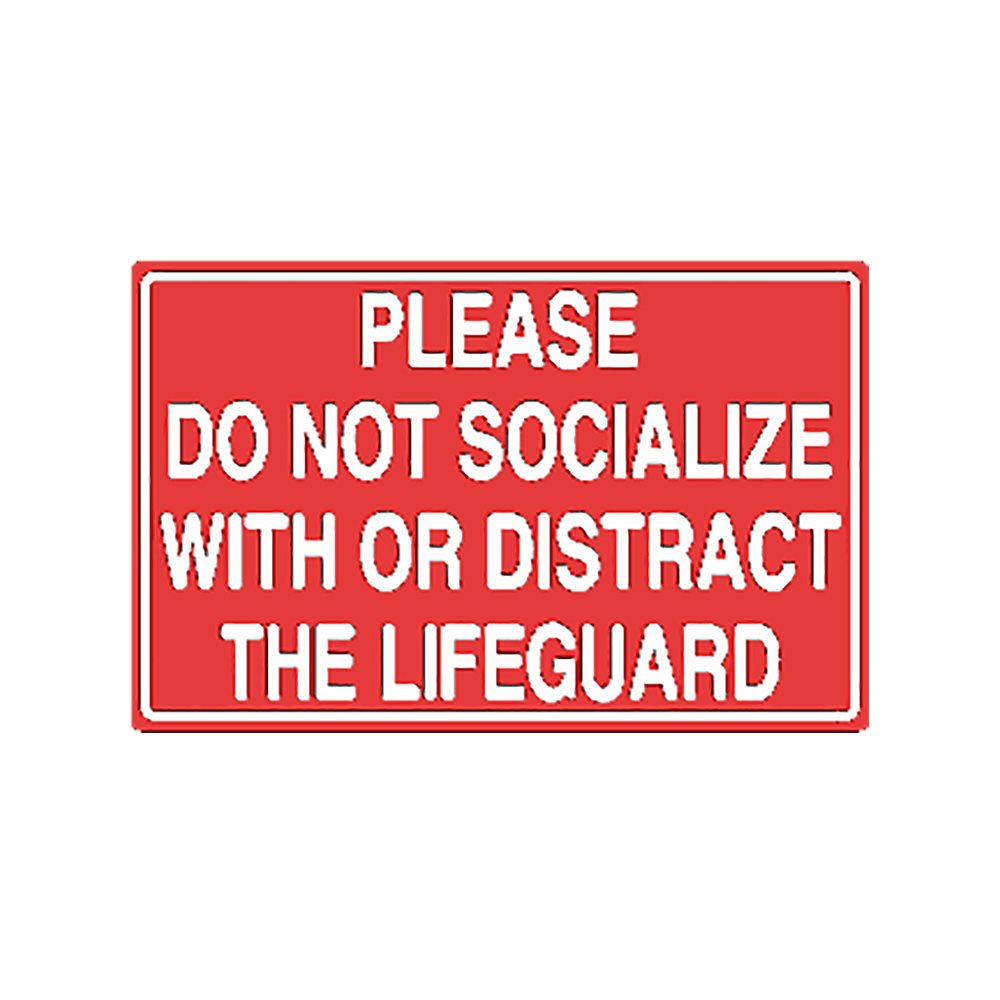 Tailwind Sign 18 X 12 PLEASE DO NOT SOCIALIZE W / LG