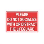 Tailwind Sign 18 X 12 PLEASE DO NOT SOCIALIZE W / LG