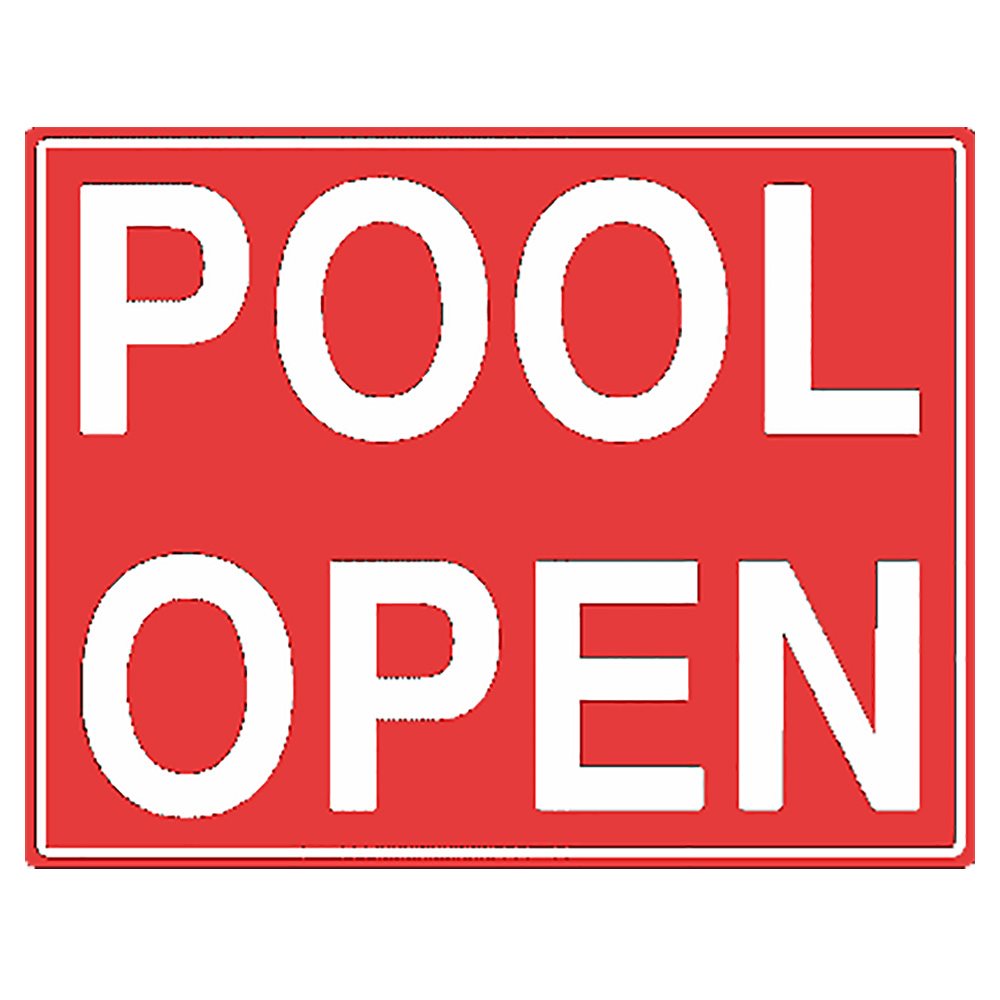 Tailwind Sign 24 X 18 POOL OPEN