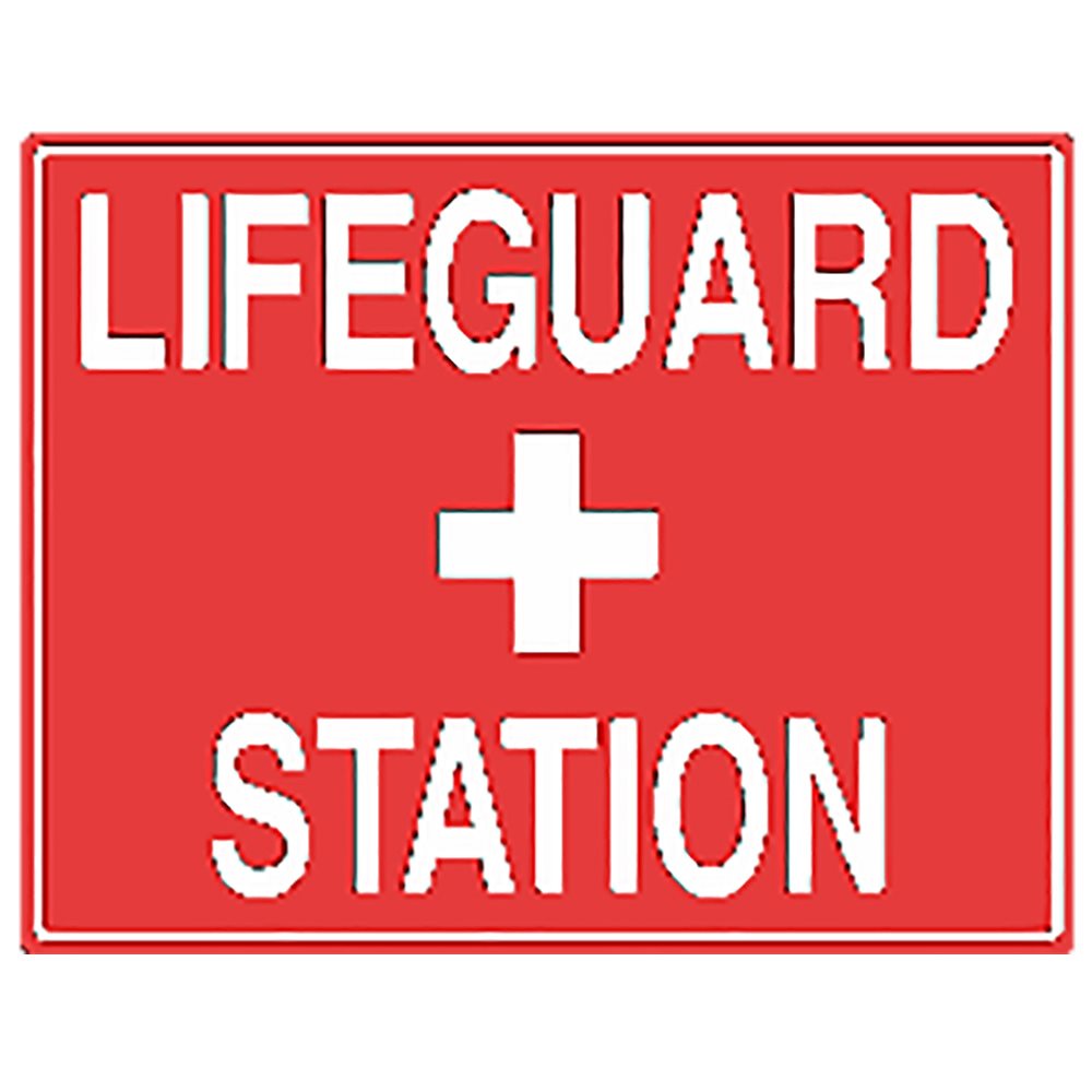 Tailwind Sign 24 X 18 LIFEGUARD + STATION