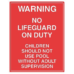 Tailwind Sign 18 X 24 WARNING CHILDREN