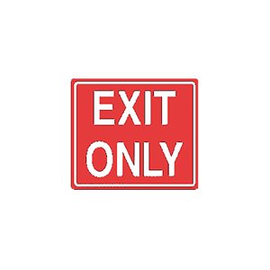 Tailwind Sign 12 X 10 EXIT ONLY