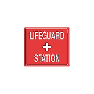 Tailwind Sign 12 X 10 LIFEGUARD + STATION