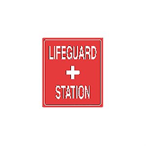 Tailwind Sign 10 X 12 LIFEGUARD + STATION