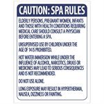 Sign - Spa Rules 18" x 24"