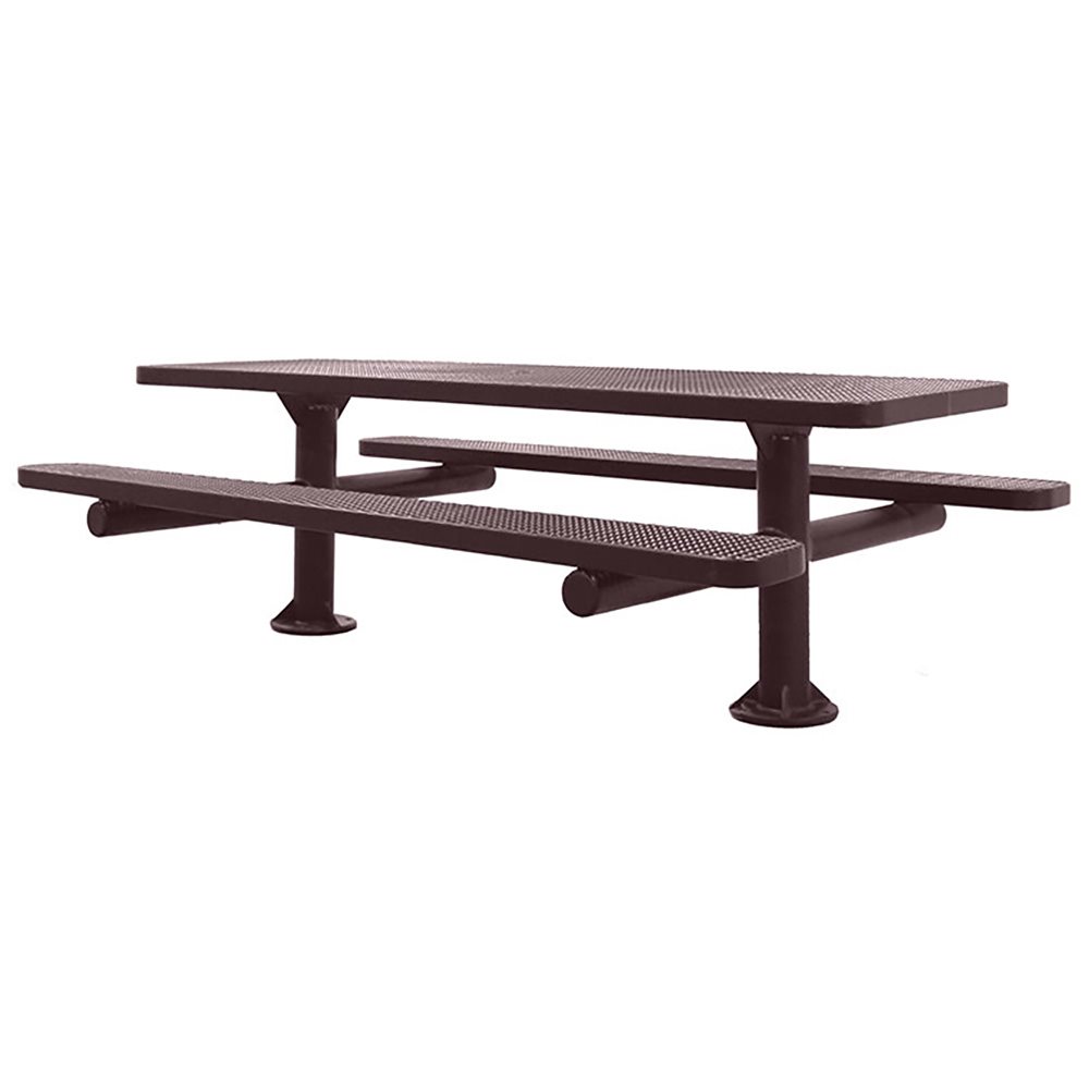 Premier Polysteel 8 ft Rectangular Table, Double Pedestal, Surface Mount