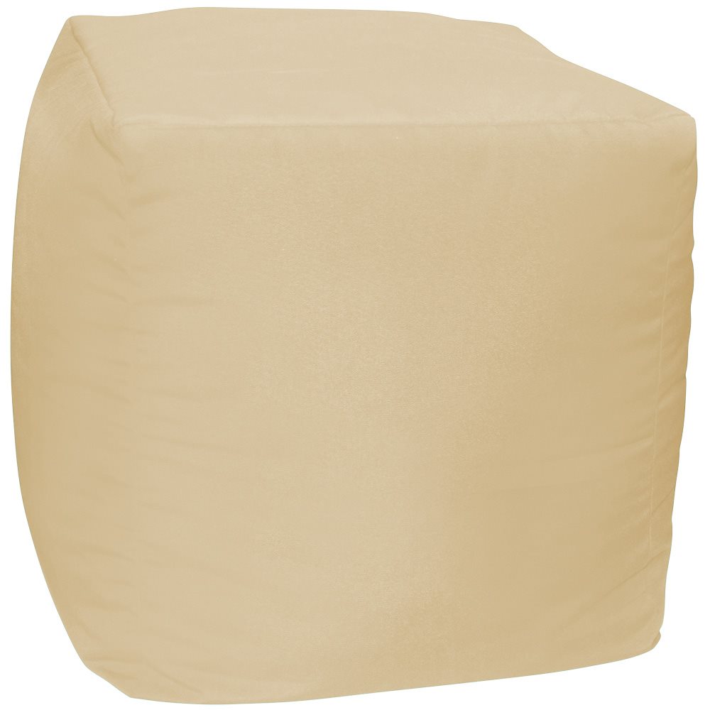 Fiberbuilt Pouf, Cube, (Specify Fabric)