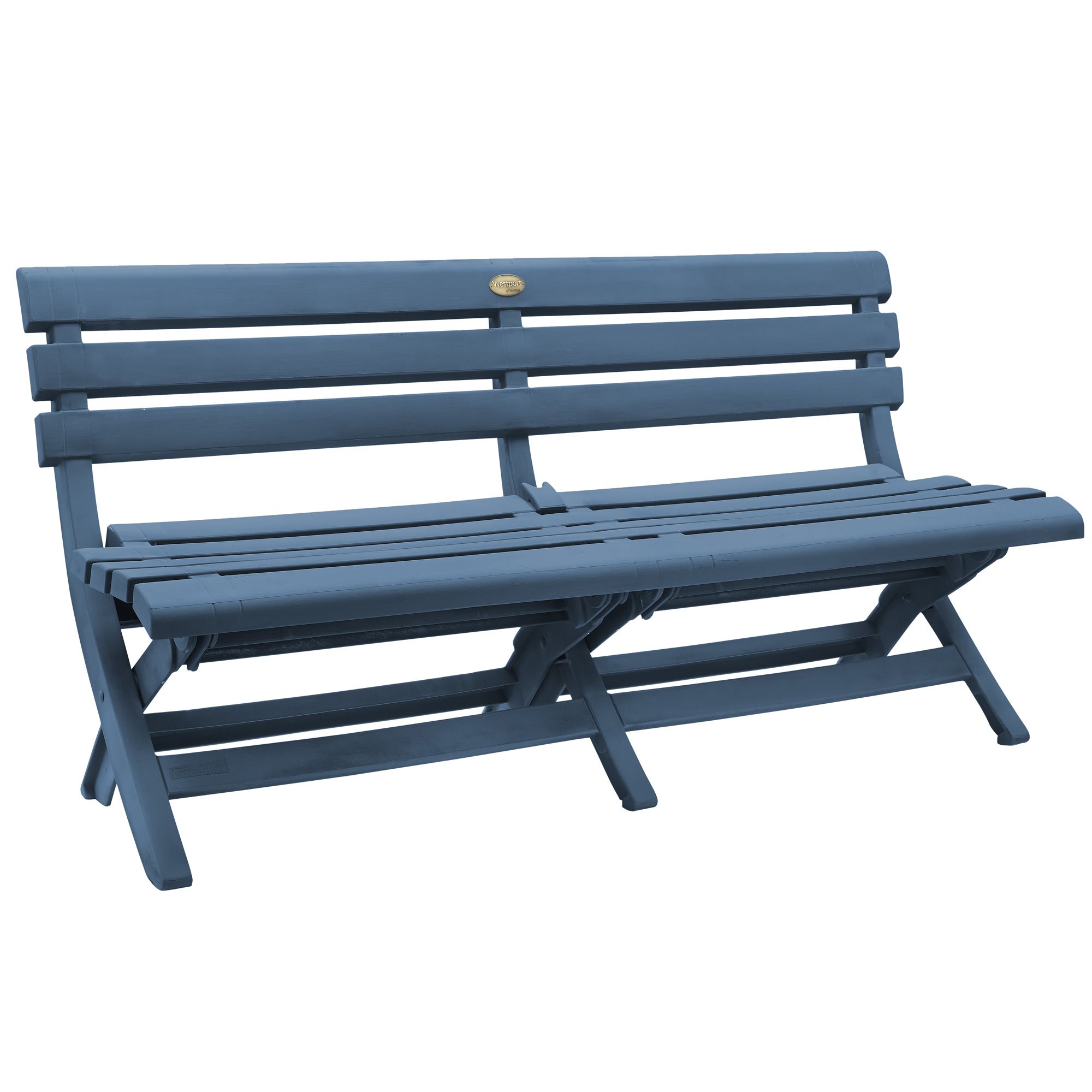 Westport Bench, Barn Blue