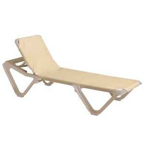 Nautical Sling Chaise, Sandstone / Khaki, Case of 12