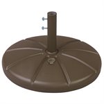 Grosfillex Umbrella Base, Resin, Fillable, Bronze