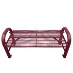 Premier Polysteel Grand Contour Bench, 4 ft, without Backrest, Free Standing / Surface Mount