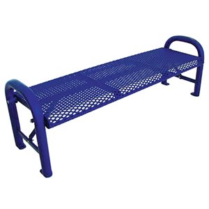 Premier Polysteel Grand Contour Bench, 6 ft, without Backrest, Free Standing / Surface Mount